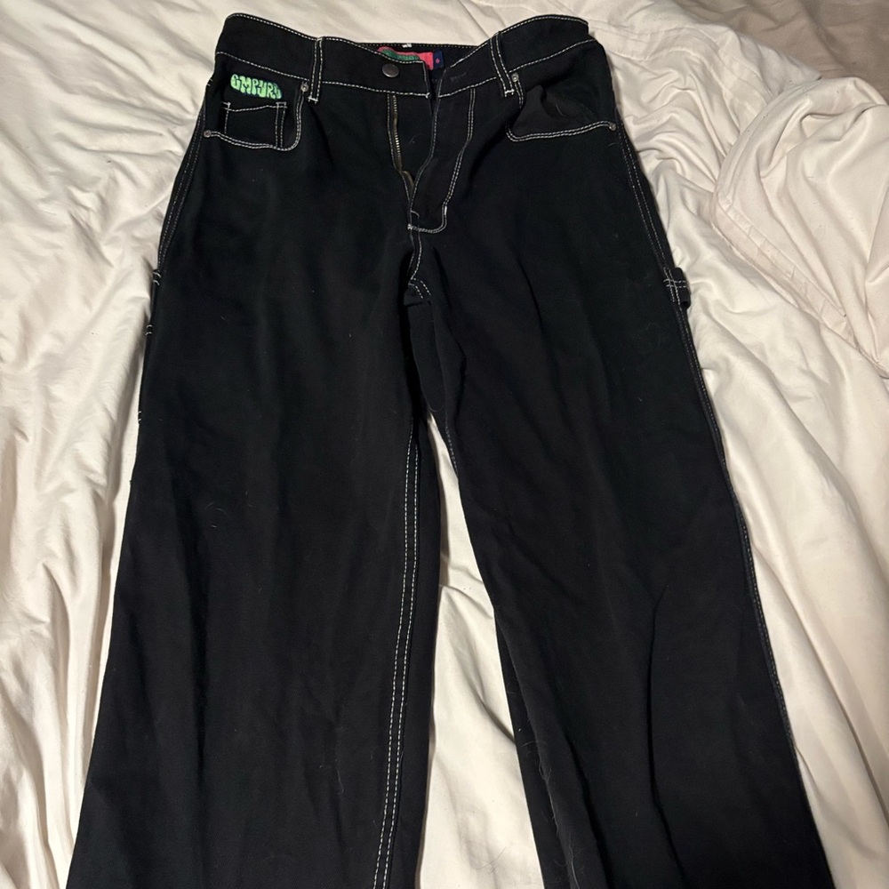 Empyre Black Wide-Leg Pants